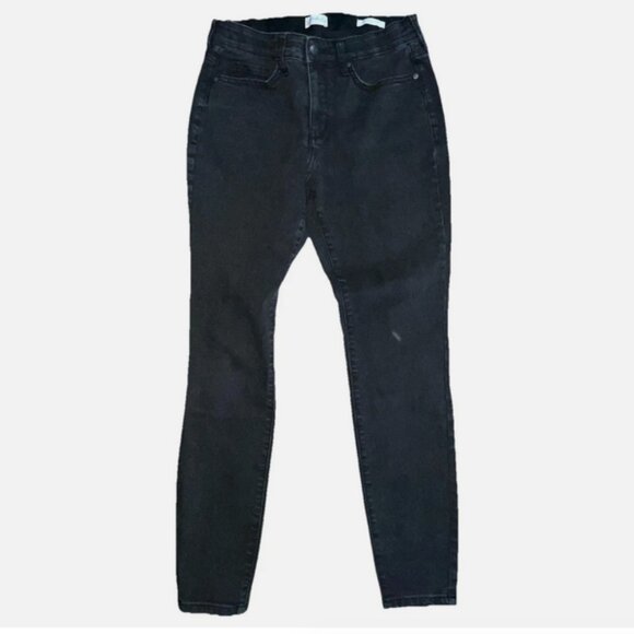 Wonderly Skinny Jeans Mid-Rise Stretch Black Size 6R  - 5 Pocket - Picture 1 of 7